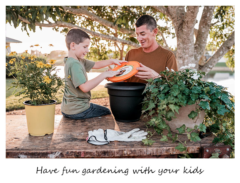 Have fun gardening with your kids