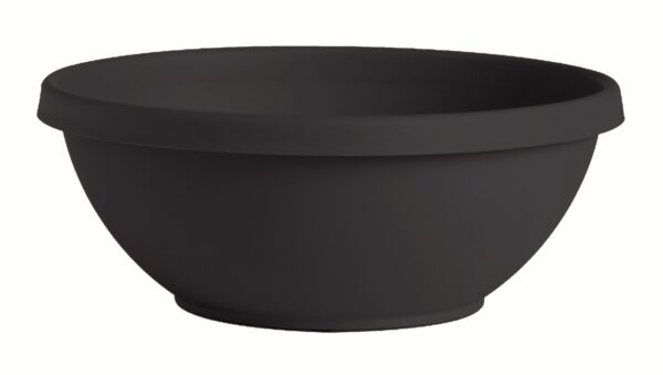 Terra 14 Inch Planter Bowl Black
